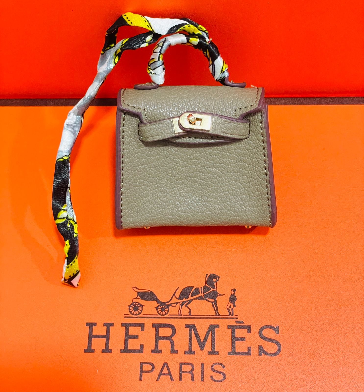 Hermes Key chain or bag charm - Image 12 of 12